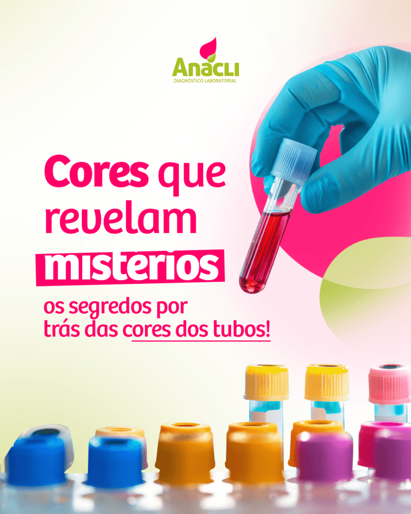 Descubra o segredo das cores nos tubos de coleta!